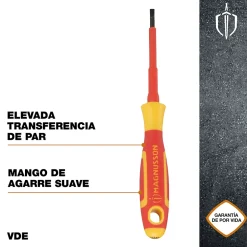 Tournevis plat VDE 75 x 3,5 mm^Magnusson