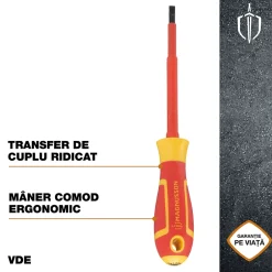 Tournevis plat VDE 125 x 5,5 mm^Magnusson Best