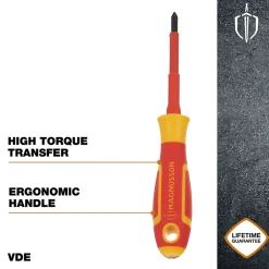 Tournevis Pozidriv VDE PZ1 75 x 1 mm^Magnusson New