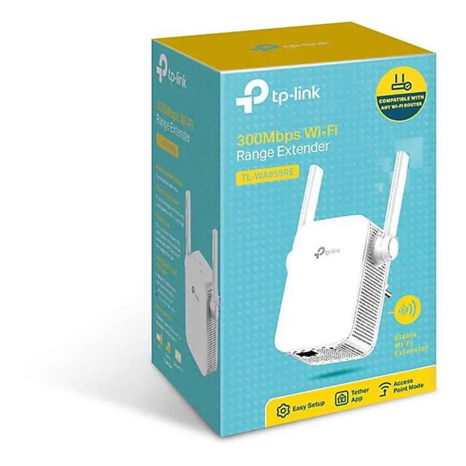 Repeteur WiFi TL-WA855RE - 300Mbps - 100Mb LAN-TP-Link Clearance