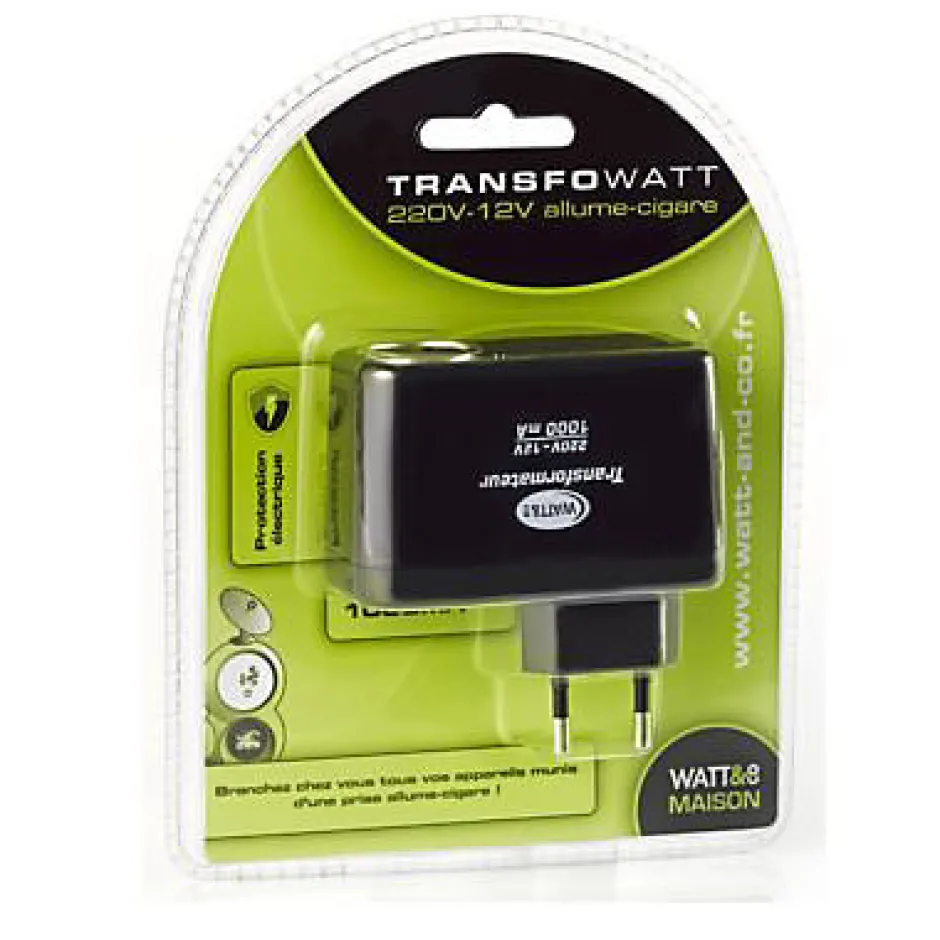 Transformateur 230V Allume-cigare Watt&Co^Watt & Co New