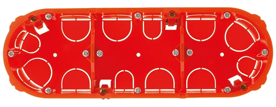 Triple boîte encastrement horizontale diamètre 65x40mm-Zenitech Discount