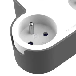 Triplite avec interrupteur blanche 16A-Jacobsen New