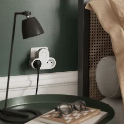 Triplite avec interrupteur blanche 16A-Jacobsen New