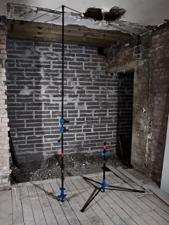 Trépied Erbauer Lewo-tripod réglable noir et bleu^ Sale