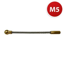 Tête de guidage flexible M5 à bout rond, pour aiguilles tire-fils-Velamp Online
