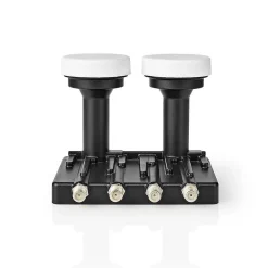 Tête Parabole Universelle Monobloc Quadruple 6,0 Facteur de Bruit : 0,2 - 0,^Nedis Best