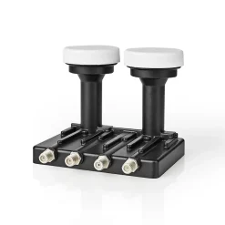 Tête Parabole Universelle Monobloc Quadruple 6,0 Facteur de Bruit : 0,2 - 0,^Nedis Best