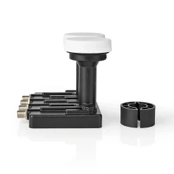 Tête Parabole Universelle Monobloc Quadruple 6,0 Facteur de Bruit : 0,2 - 0,^Nedis Best