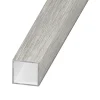 Tube carré aluminium brossé 10 x 10 mm, 1 m^CQFD Sale