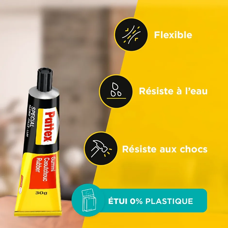 Tube de colle pour caoutchouc, 30 ml-Pattex New