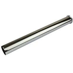 Tube d'extension de siphon de vidange rond avec une finition chromée brillante en laiton Kibath- Clearance