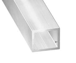 Tube rectangulaire aluminium argent 4 cm-CQFD Clearance