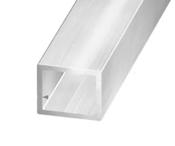 Tube rectangulaire aluminium argent 4 cm-CQFD Clearance