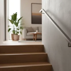 Tube rectangulaire aluminium argent 4 cm-CQFD Clearance