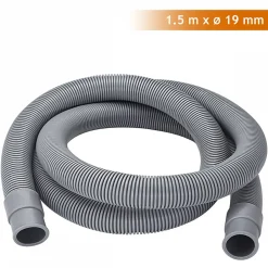 Tuyau de vidange, d'évacuation universel pour machine à laver, lave vaisselle - Gris - 1,5 m --Linxor Hot