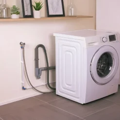 Tuyau de vidange, d'évacuation universel pour machine à laver, lave vaisselle - Gris - 2 m --Linxor Hot