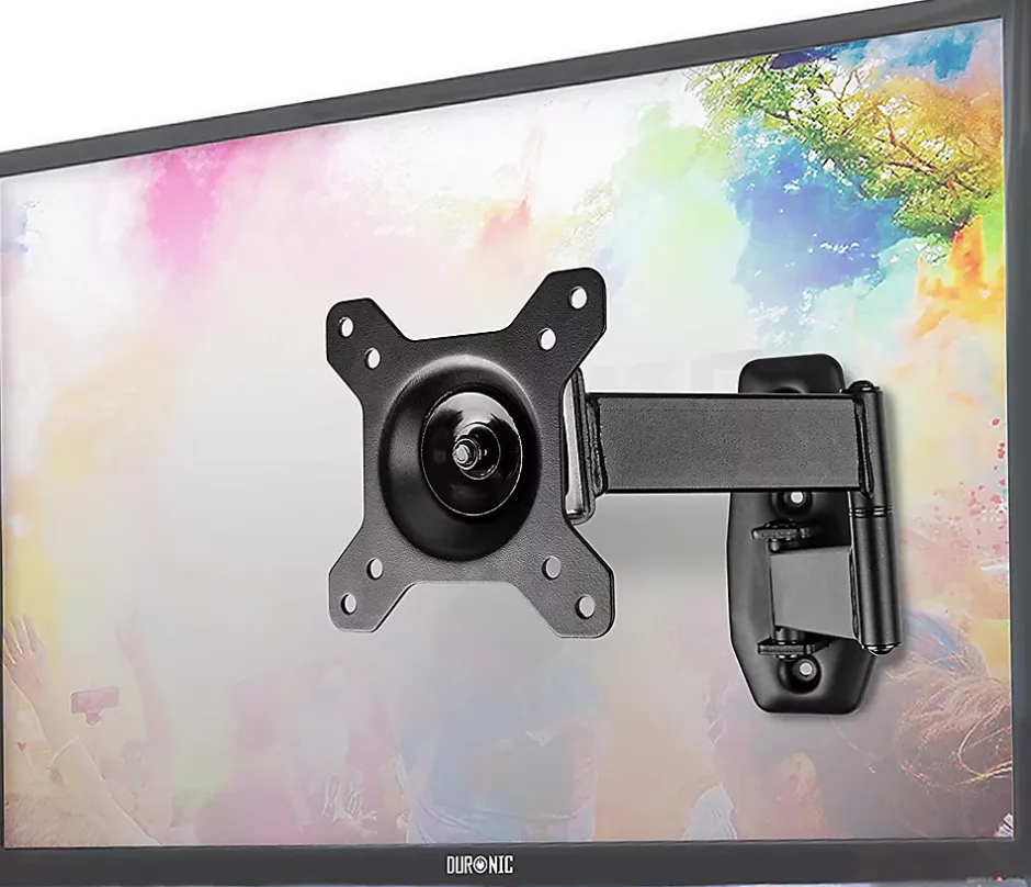 TVB1120 Support TV mural pour écran de 13 à 30 pouces Inclinable Charge max 18 kg VESA 75 100 Télé LED LCD OLED^Duronic