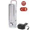 TWIX: Lampe portative rechargeable anti-coupures d'électricité, 2 tubes LED 300lm 23cm-Velamp