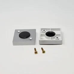 4un. rehausseur de meuble hauteur 10mm en résine plastique ABS ANTI-HUMIDITÉ couleur aluminium mat avec embout coulissant^Nesu Sale