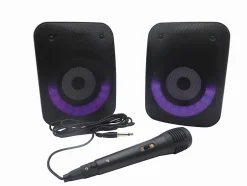 Une paire d'Enceintes Stereo Puissantes Bluetooth iParty-Lexibook Discount