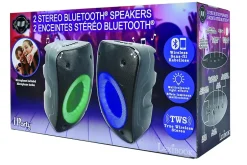 Une paire d'Enceintes Stereo Puissantes Bluetooth iParty-Lexibook Discount