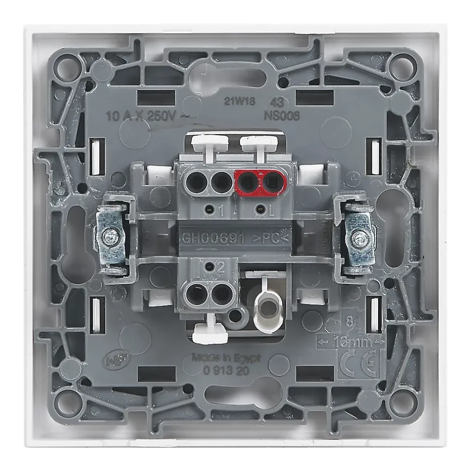 Va-et-vient Neptune blanc brillant-Legrand Outlet