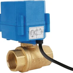 Vanne à boisseau électrique laiton Lyva 2 - DN 3/4' - 230 V 50 Hz-Sectoriel Discount