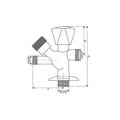 Vanne à clapet d'angle combinée^Hydroland New
