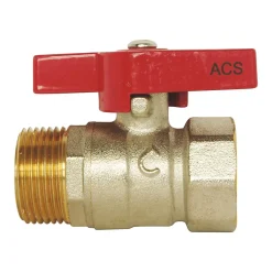 Vanne à sphère double mâle/femelle manette papillon 20/21mm^Somatherm for you Clearance