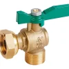 Vanne à sphère laiton équerre pour compteur - - Male 3/4' - Ecrou prisonnier 3/4'^Sferaco Online