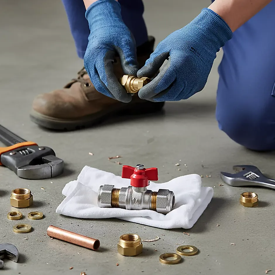 Vanne à sphère raccords bicônes ø16 mm-Diall Outlet