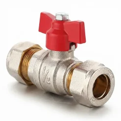 Vanne à sphère raccords bicônes ø12 mm-Diall Hot