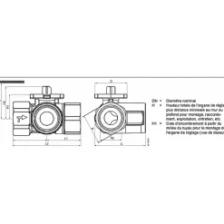 Vanne BS 3V F1"1/4 Kvs 16 - : VBI61.32-16-Siemens Online
