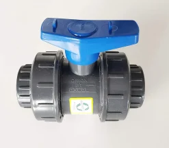 Vanne Interplast 32mm à coller double union démontable 3,2cm 32 mm PN16 PVC PRESSION Piscine-Fitt Discount