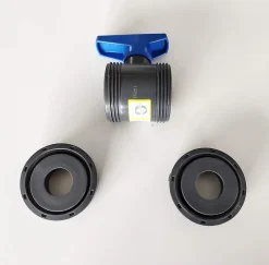 Vanne Interplast 32mm à coller double union démontable 3,2cm 32 mm PN16 PVC PRESSION Piscine-Fitt Discount