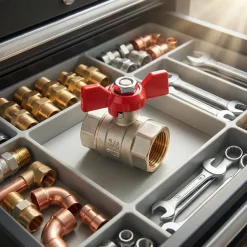 Vanne papillon Femelle / Femelle 12/17^Diall Hot