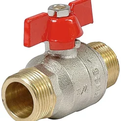 Vanne papillon laiton nickelé - M 1' -^Sferaco Sale