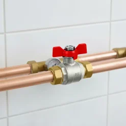 Vanne papillon Mâle / Mâle 12/17-Diall Clearance