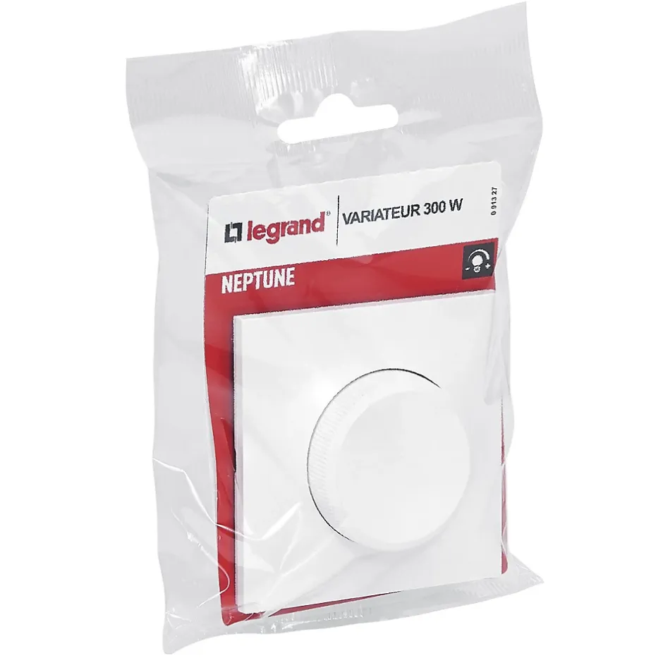 Variateur rotatif Neptune plastique brillant blanc^Legrand New