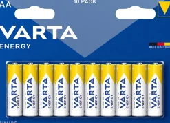 - Pack de 2 - Blister de 10 Piles Alcalines ENERGY AA-Varta Best