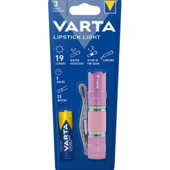 - Torche Lipstick LED + 1 pile AA^Varta Best