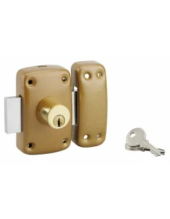 Verrou 9014 à double entrée, cylindre diamètre 23 x 45 mm, 3 clés --SP Best