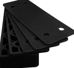 Verrou à bouton 45 mm Ø23 mm + Gâche^Abus New