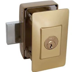 Verrou à bouton clés protégées + plaque ø 23 mm / 45 mm^Abus Outlet