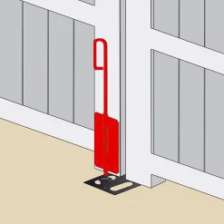 Verrou baïonnette ø12 mm L. 200 mm acier noir Afbat^Afbat - Tb Industrie Sas Clearance