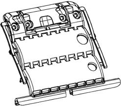VERROU CLICKSUR 2 MAILLONS (Lame 14 : attache fil montée)^Zurfluh-Feller Clearance