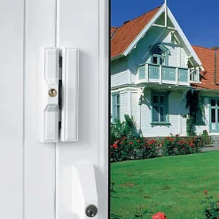 Verrou de fenêtre blanc avec étrier-Abus Discount