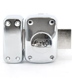 Verrou de porte haute sécurité à bouton 45 mm Mystere chromé THIRARD-Autres Outlet