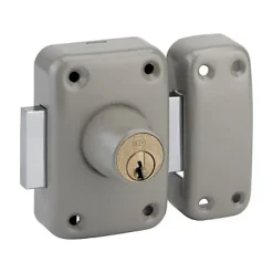 Verrou de sûreté Apache double cylindre 45 mm + plaque^Thirard Clearance